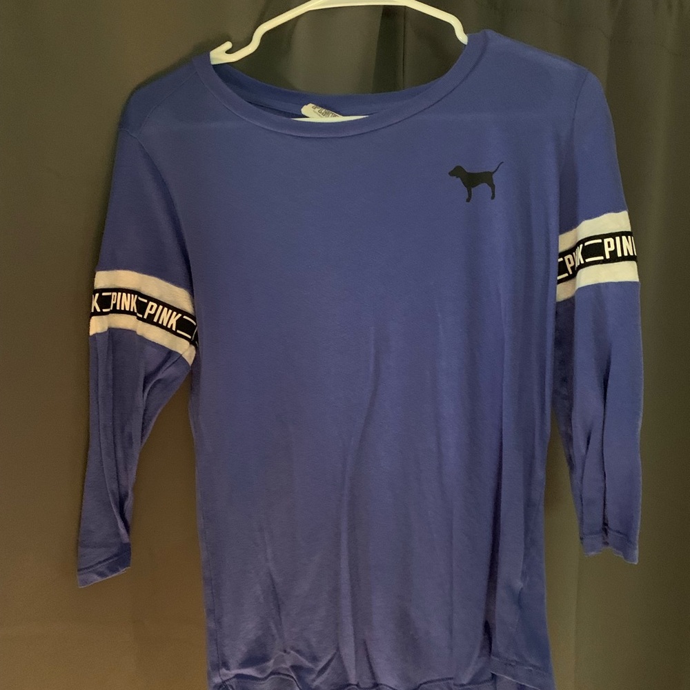 VS PINK half sleeve tee
